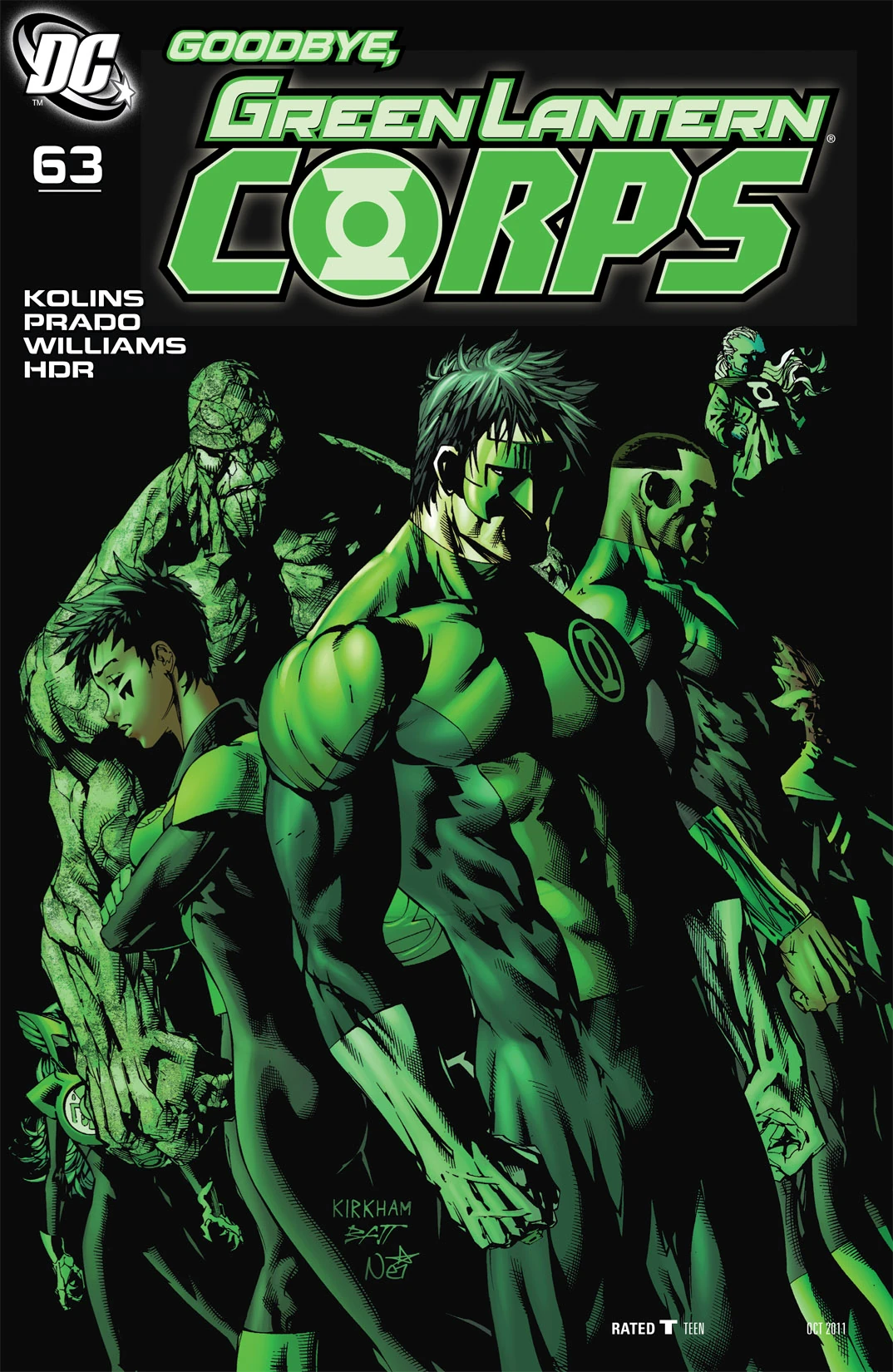 Green Lantern Corps #63 (DC, 2011 — Cover A) cover